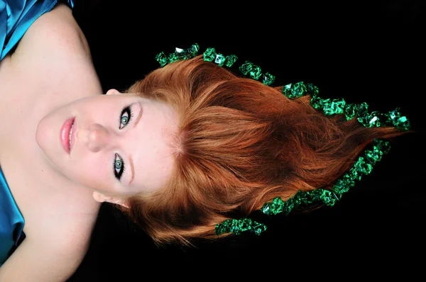 Wonderful red hair — Stock Photo, Image