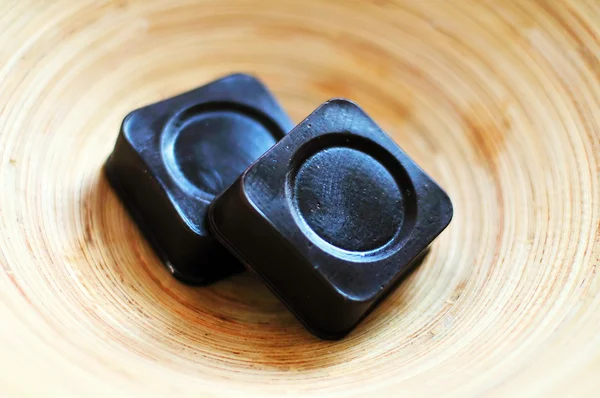 Шоколадное мыло — стоковое фото