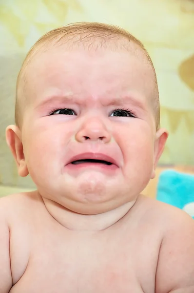 Плачущий ребенок — стоковое фото