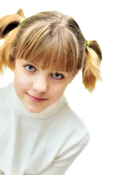 Retrato de linda menina adolescente — Fotografia de Stock