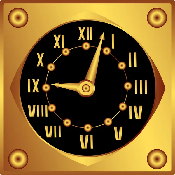 Το ρολόι στο ταμπλό — Διανυσματικό Αρχείο