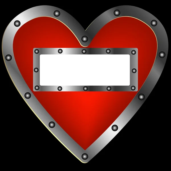 Srdce box — Stockový vektor