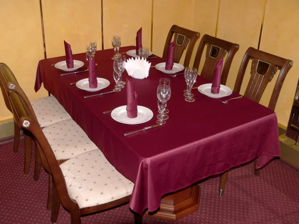 Crimson table 2 — Stock Photo, Image