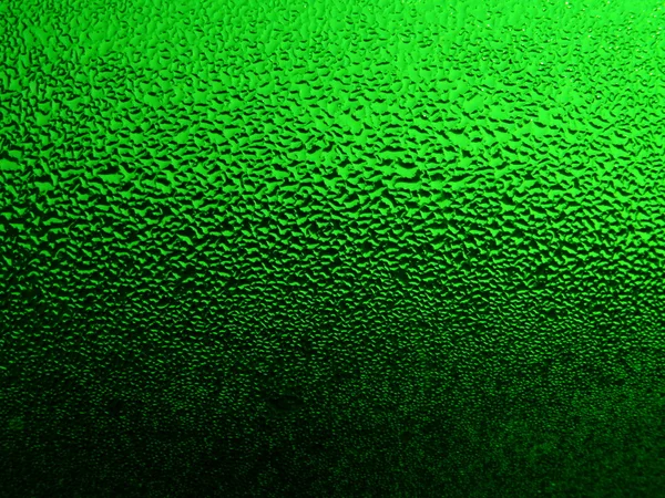 Зелене скло з краплями 2 — стокове фото