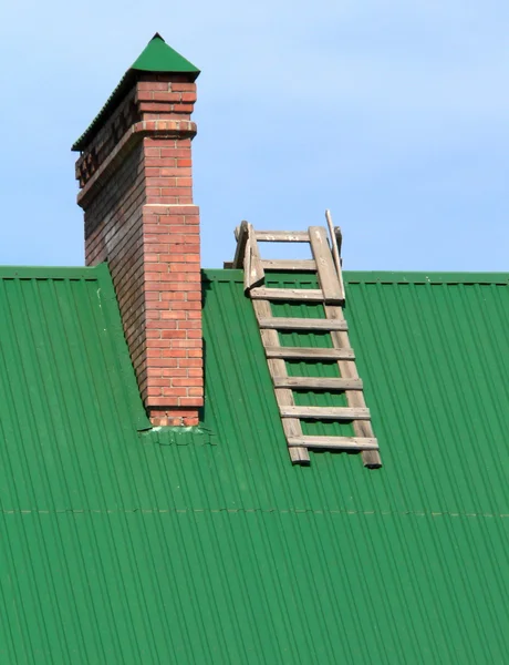 Telhado verde — Fotografia de Stock