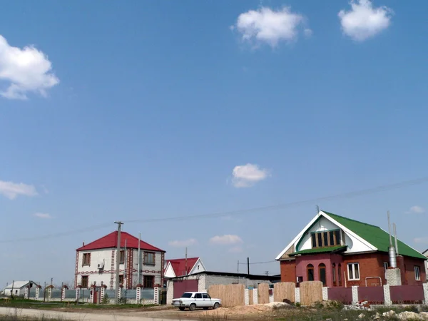 Twee huizen — Stockfoto