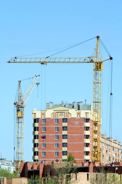 Two lifting cranes 2 — Stock Photo, Image
