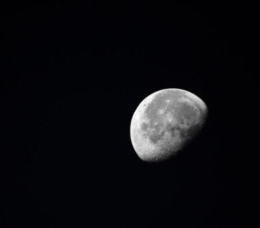 Half Moon on the sky clipart