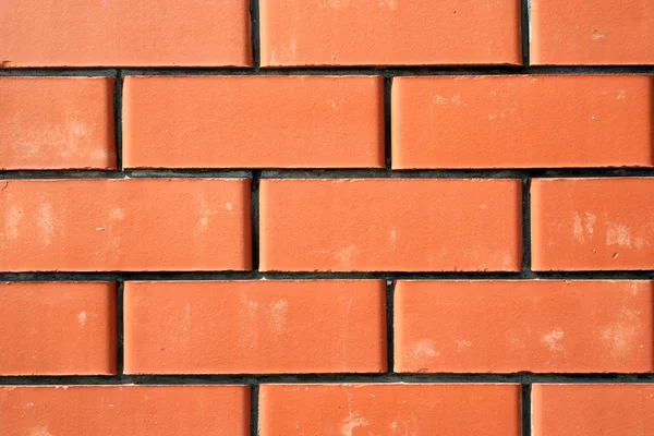 Wall from a red brick 2 — Zdjęcie stockowe