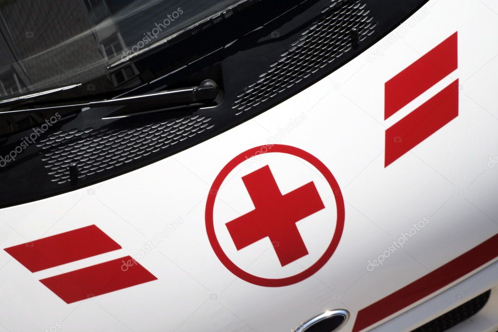 Medical red cross.