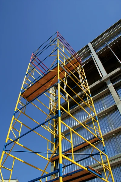 Byggnadsställningar 2 — Stockfoto