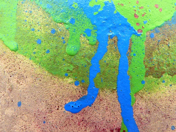 Pintura al óleo en la pared 3 — Foto de Stock