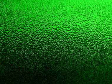 Green glass with drops 2 clipart