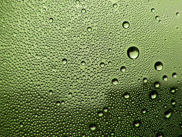 Grön målat glas — Stockfoto