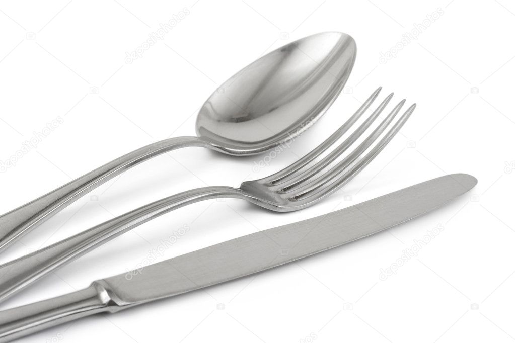 Fork, knife and spoon