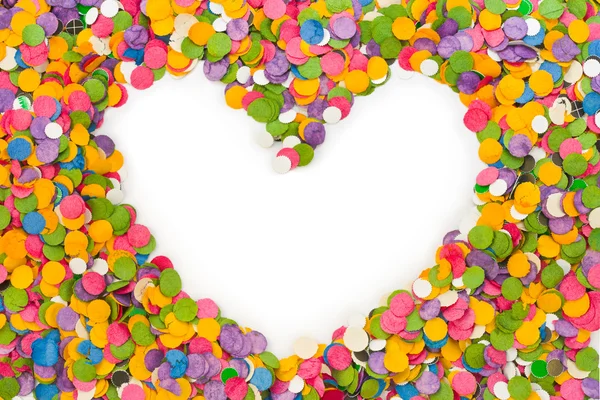 Heart shape confetti — Stock Photo, Image