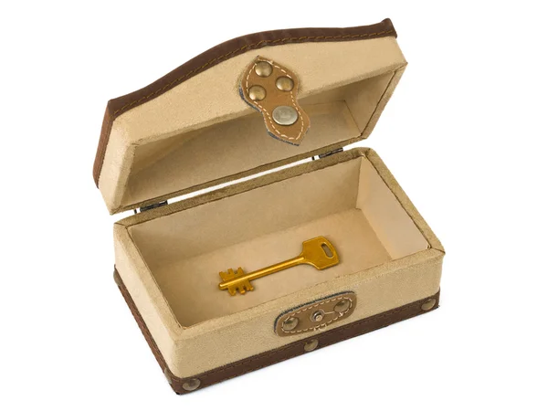 Key in box — Stock Photo, Image
