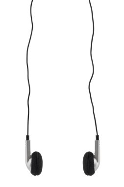 Earphones and cable clipart