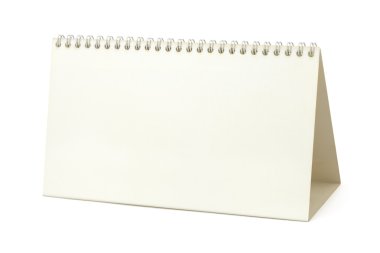 Blank paper calendar clipart
