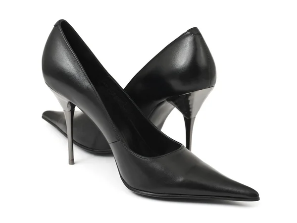 Black woman shoes — Stock Photo, Image