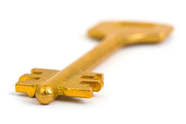 Retro altın anahtar — Stok fotoğraf