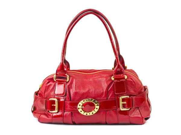 Röd kvinna väska — Stockfoto