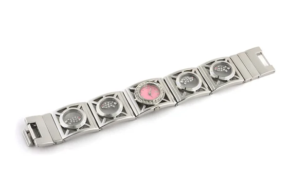 Luxusní žena hodinky — Stock fotografie