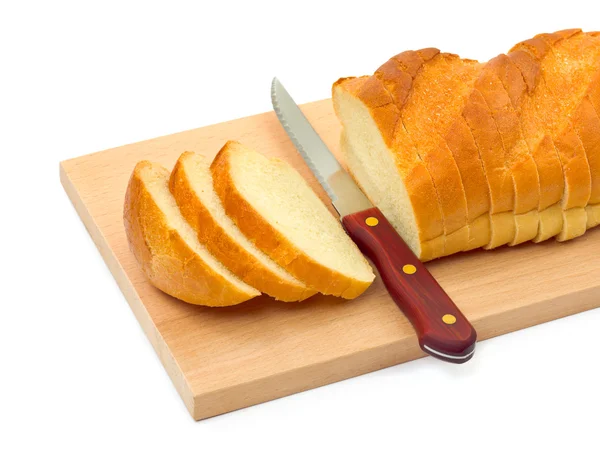 Ekmek ve bıçak — Stok fotoğraf