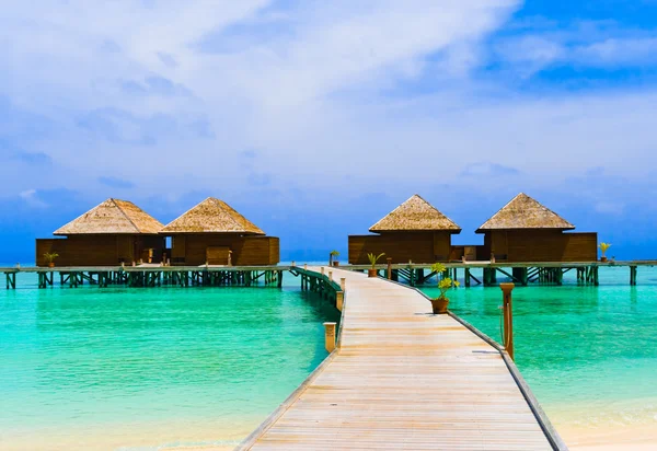 stock image Water bungalows