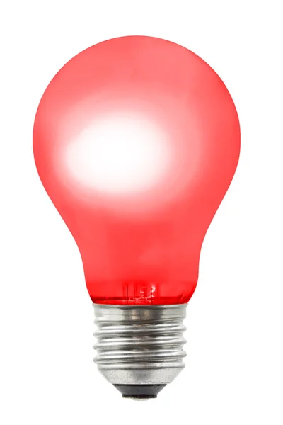 Röd belysning lampa — Stockfoto