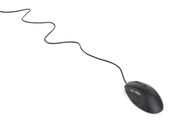 コンピューターのマウスとケーブル — ストック写真