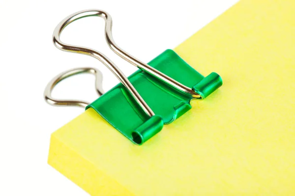 Note paper and clip — Stock Photo, Image