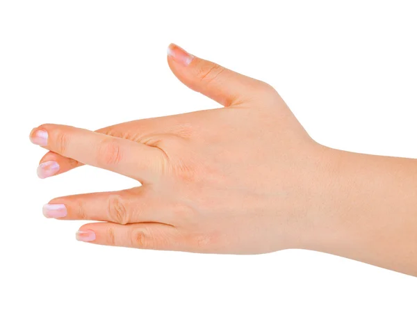 Τεμνόμενες δάχτυλα — Φωτογραφία Αρχείου