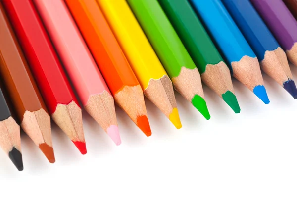 Çok renkli kalemler Stok Fotoğraf