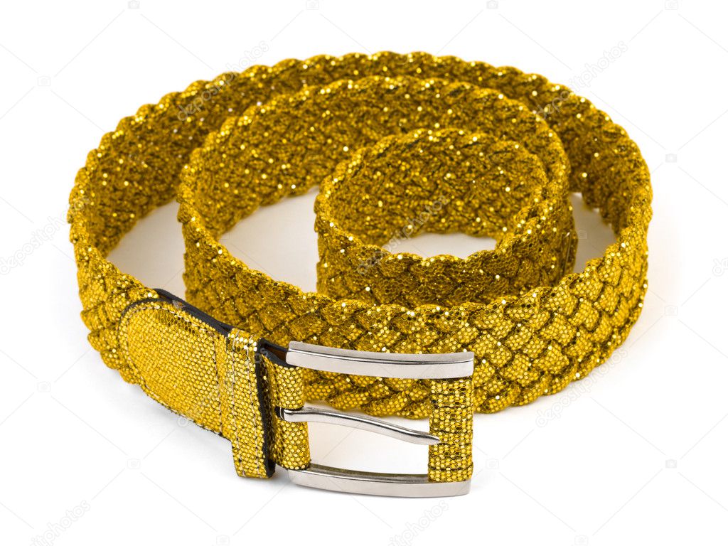 Gold woman belt