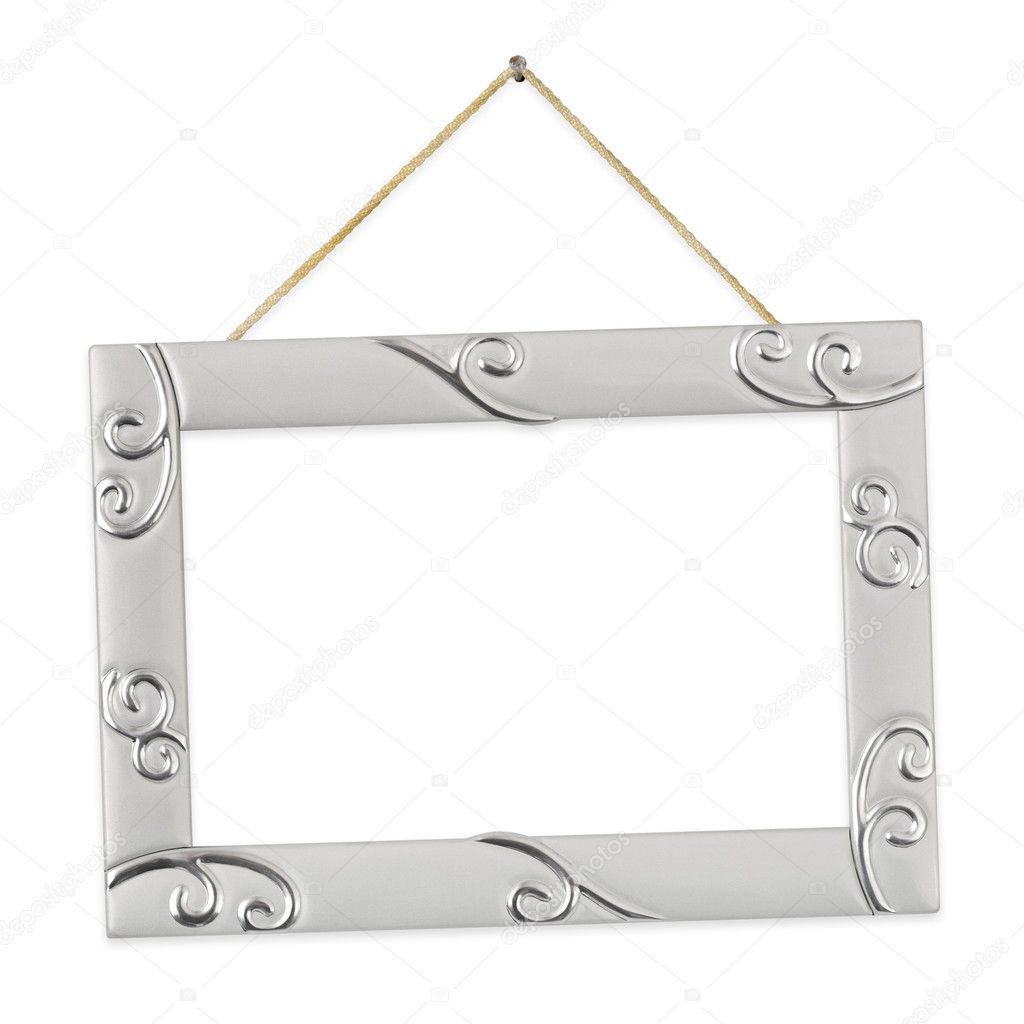 Metal frame with string