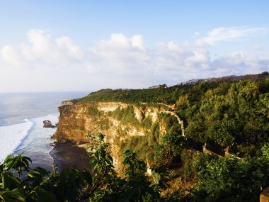 Uluwatu coast clipart