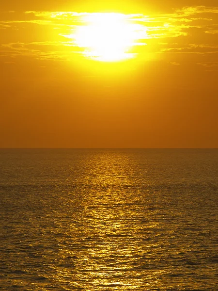 Bali oceanen solnedgång närbild — Stockfoto