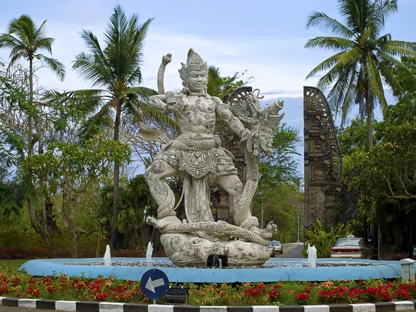 Balinese modern concrete sculpture — Stock Photo, Image