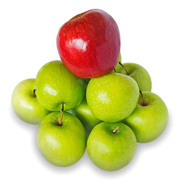 Apples heap — Stock Photo, Image