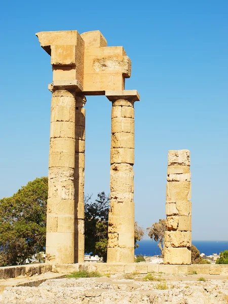Храм Аполлонаса на Родосе — стоковое фото