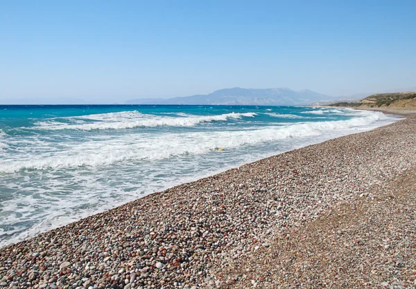 Rhodes Aegean Sea Coastline. — Stock Photo, Image