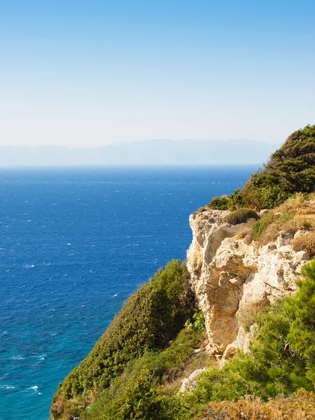 Вид на Эгейское море — стоковое фото