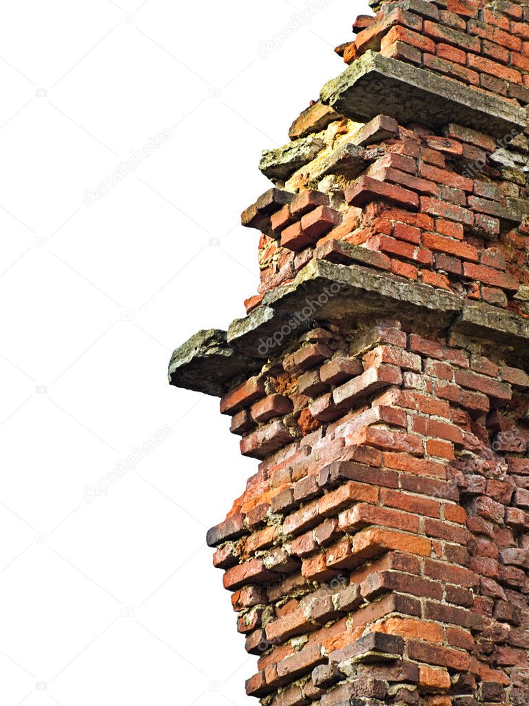 Brick wall remains