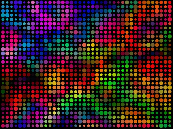 Pozadí mozaikové barevné kruhy — Stockový vektor