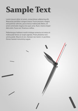 Abstract time concept background