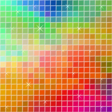 Multicolor mosaic background clipart