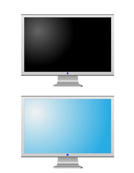 Monitory LCD — Wektor stockowy