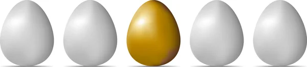 Яйця рядок — стоковий вектор