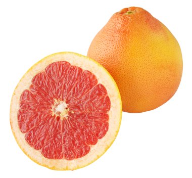 Full and half grapefruit clipart